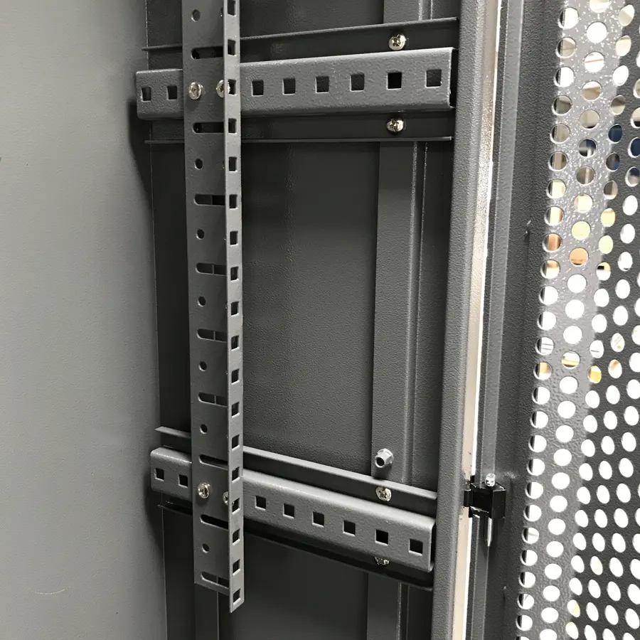 Custom server rack internal cable management
